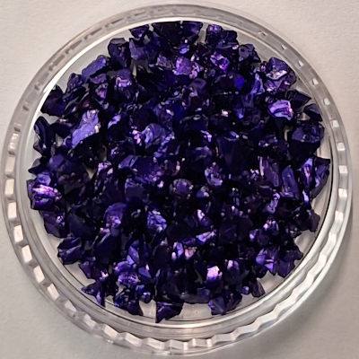 Glas-Chips dunkelblau