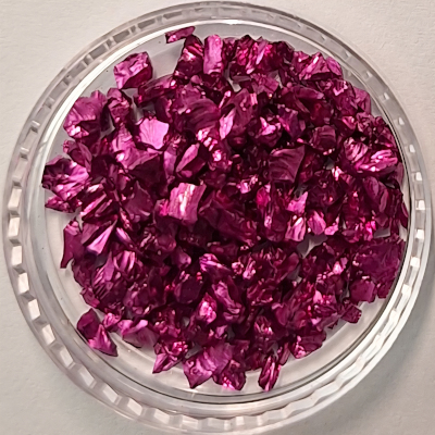 Glas-Chips dunkelpink