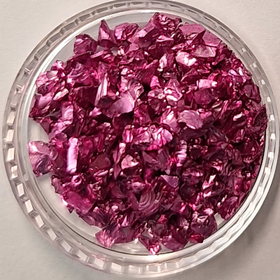 Glas-Chips pink