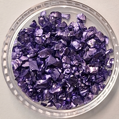 Glas-Chips purple
